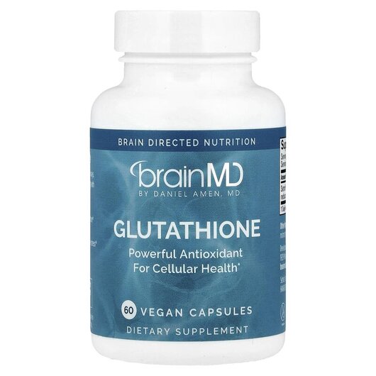 Основне фото товару Glutathione Основне фото товару BrainMD, Glutathione, L-Глутатіон, 60 капсул