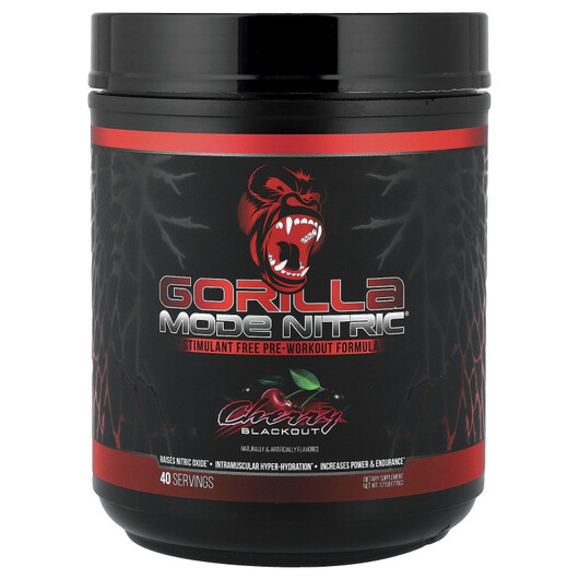 Основне фото товару Mode Nitric Stimulant Free Pre-Workout Formula Cherry Blackout Основне фото товару Mode Nitric Stimulant Free Pre-Workout, Передтренувальний комплек
