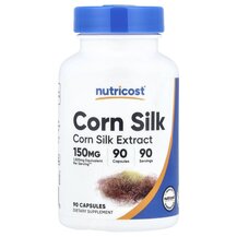 Corn Silk 150 mg Кукурузная крупа Nutricost 90 капсул Corn Silk 150 mg Кукурузная крупа Nutricost 90 капсул