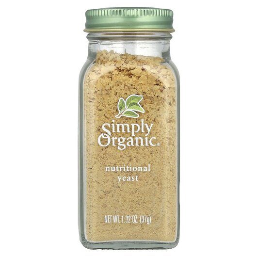 Основне фото товару Organic Nutritional Yeast Основне фото товару Simply Organic, Organic Nutritional Yeast, Спеції, 37 г