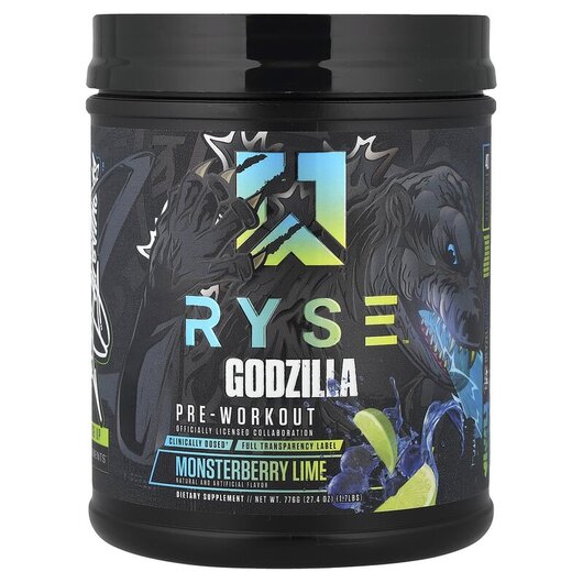 Основное фото товара Godzilla Pre-Workout Monsterberry Lime Основное фото товара Godzilla Pre-Workout Monsterberry Lime, Предтренировочный комплек