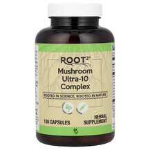 Гриби Root2 Mushroom Ultra-10 Complex Vitacost 120 капсул