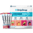 Фото товару DripDrop, Zero Sugar Plus Strawberry Kiwi Peach, Електроліти, 16 