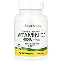 Vitamin D3 400 IU Витамин D Natures Plus 90 таблеток Vitamin D3 400 IU Витамин D Natures Plus 90 таблеток