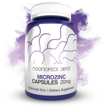 Цинк MicroZinc Capsules 20 mg Optimized Zinc Nootropics Цинк MicroZinc Capsules 20 mg Optimized Zinc Nootropics