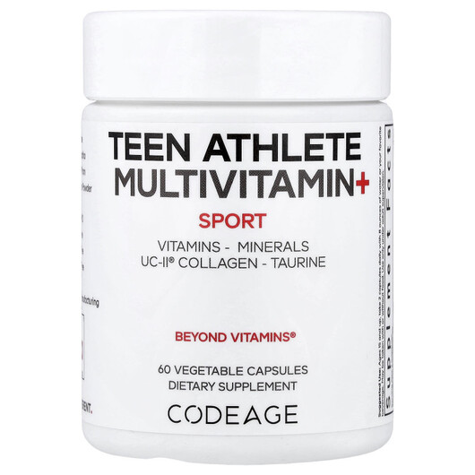 Основне фото товару Sport Teen Athlete Multivitamin+, Вітаміни для підлітків, 60 капс