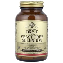 Vitamin Dry E with Selenium Витамин E и Селен Solgar