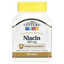 Niacin Prolonged Release 500 mg Ниацин 500 мг 21st Century Niacin Prolonged Release 500 mg Ниацин 500 мг 21st Century