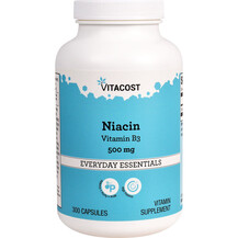 Вітамін B Niacin - Vitamin B-3 500 mg Vitacost 300 капсул