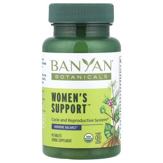 Основне фото товару Banyan Botanicals, Women's Support, Вітаміни для жінок, 90 т