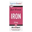 Фото товару Just Women Iron 25 mg Фото товару Just Women Iron 25 mg, Залізо, 90 Microlingual Instant Dissolve T