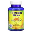 Фото товара Natures Life, L-Тирозин, L-Tyrosine 500 mg, 100 капсул