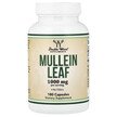 Фото товару Mullein Leaf 180 Capsules, Лист коров'яку, 500 mg per Capsul