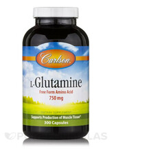 L-Glutamine 750 mg L-Глутамин Carlson 300 капсул L-Glutamine 750 mg L-Глутамин Carlson 300 капсул