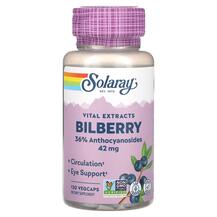 Чорниця Vital Extracts Bilberry 42 mg Solaray 120 капсул Чорниця Vital Extracts Bilberry 42 mg Solaray 120 капсул