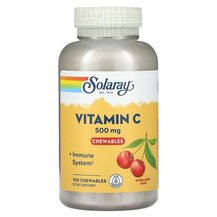 Vitamin C Chewable Витамины Solaray 100 конфет Vitamin C Chewable Витамины Solaray 100 конфет