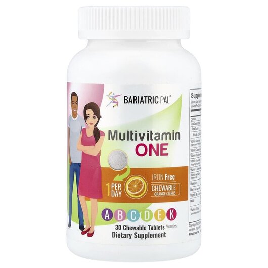 Основное фото товара Multivitamin One Iron Free Orange, Бариатрические витамины, 30 та