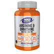 Фото товару NOW, Sports - Arginine & Ornithine, L-Аргінін, 100 капсул