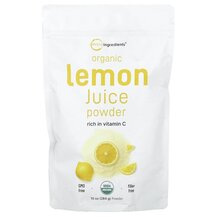 Organic Lemon Juice Powder Порошковый сок Micro 284 г