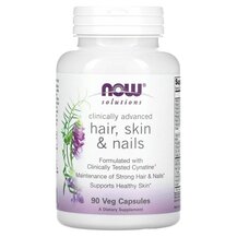Hair Skin & Nails Кожа ногти волосы NOW Foods 90 капсул