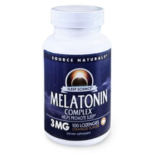 Melatonin Complex Мелатонин Source Naturals 100 таблеток