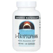 L-Tryptophan 500 mg L-Триптофан 500 мг Source Naturals