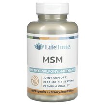 MSM 1000 mg Метилсульфонилметан МСМ LifeTime 180 капсул