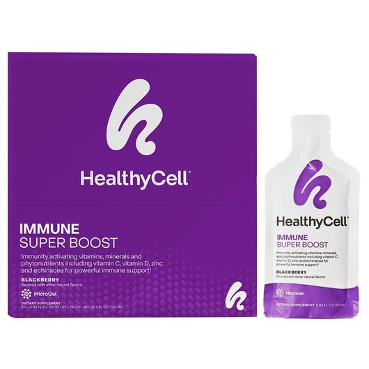 Основне фото товару HealthyCell, Immune Super Boost Blackberry, Ожина, 30 шт