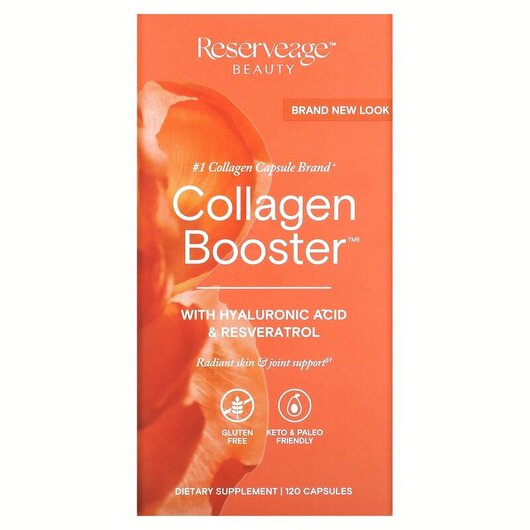 Основное фото товара Collagen Booster Основное фото товара капсулы Коллаген Бустер 120, Collagen Booster 120, 120 капсул