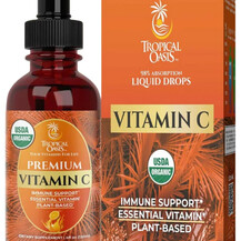 Organic Vitamin C Liquid Drops Витамин C Tropical Oasis