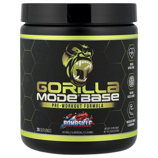 Основне фото товару Mode Base Pre-Workout Formula Bombsicle Основне фото товару Mode Base Pre-Workout Formula Bombsicle, Передтренувальний компле