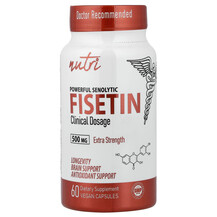 Фісетин Powerful Senolytic Fisetin 500 mg Nutri 60 капсул