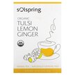 Фото товара Solspring Organic Herbal Tea Tulsi Lemon Ginger Caffeine Free 18 Tea Bags Фото товара Органический чай, Solspring Organic Herbal Tea Tulsi Lemon, 36 г