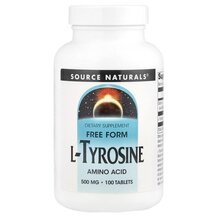 L-Тирозин 500 мг L Tyrosine 500 mg 100 Source Naturals
