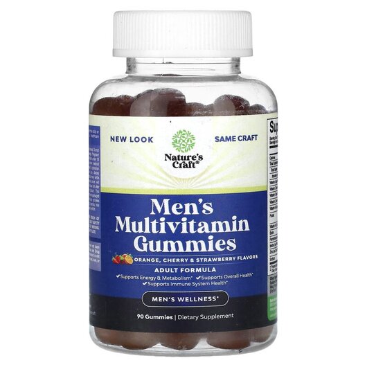 Основное фото товара Men's Multivitamin Gummies Orange Cherry, Витамины для мужчи