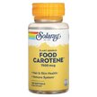 Фото товара Solaray, Витамин А Ретинол, Food Carotene 7500 mcg, 100 капсул