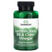 Фото товару Lecithin Kelp B6 & Cider Vinegar Фото товару Swanson, Lecithin Kelp B6 & Cider Vinegar, Лецитин, 240 табле