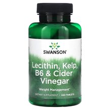 Лецитин Lecithin Kelp B6 & Cider Vinegar Swanson Лецитин Lecithin Kelp B6 & Cider Vinegar Swanson