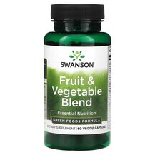 Суперфуд Fruit & Vegetable Blend Swanson 60 капсул Суперфуд Fruit & Vegetable Blend Swanson 60 капсул