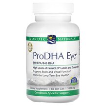 ProDHA Eye 500 mg Омега 3 Nordic Naturals 60 капсул ProDHA Eye 500 mg Омега 3 Nordic Naturals 60 капсул