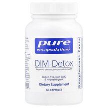 DIM Detox Дииндолилметан Pure Encapsulations 60 капсул DIM Detox Дииндолилметан Pure Encapsulations 60 капсул