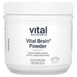 Фото товару Vital Brain Powder Lemon Фото товару Vital Nutrients, Vital Brain Powder Lemon, Підтримка мозку, 180 г