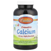 Kid's Chewable Calcium Кальций для детей Carlson