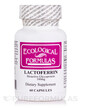Фото товару Lactoferrin 100 mg Фото товару Ecological Formulas, Lactoferrin 100 mg, Лактоферрин, 60 капсул