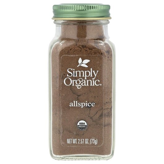 Основне фото товару Allspice Основне фото товару Simply Organic, Allspice, Спеції, 73 г