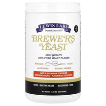 Brewer's Yeast Пивные дрожжи Lewis Labs 350 г Brewer's Yeast Пивные дрожжи Lewis Labs 350 г