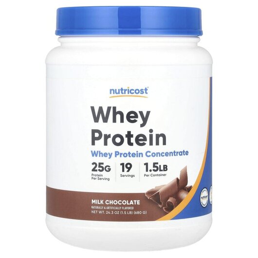 Основное фото товара Whey Protein Concentrate Milk Chocolate Основное фото товара Протеин Изолят, Whey Protein Concentrate Milk Chocolate, 680 г