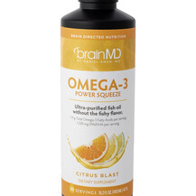 Омега 3 Omega-3 Power Squeeze Citrus Blast Flavor BrainMD