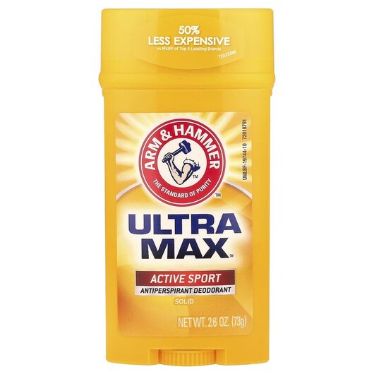Основное фото товара Дезодорант, UltraMax Solid Antiperspirant Deodorant Active Sport,