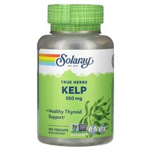 True Herbs Kelp 550 mg Ламинария Solaray 180 капсул
